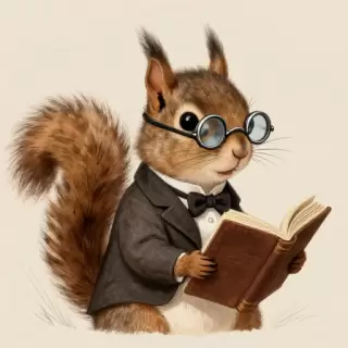 Victorian Squirrel Scholar