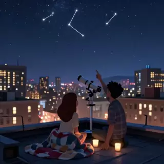 Rooftop Stargazing