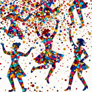 Confetti Celebration Field