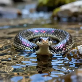 Rainbow-Scaled River Serpent