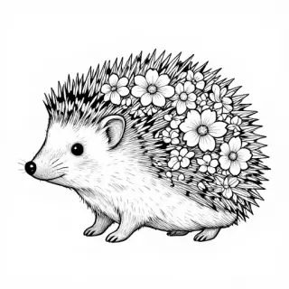 Floral Hedgehog