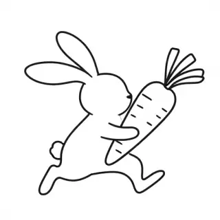 Rabbit with Carrot