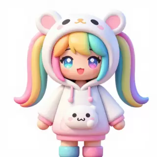 Rainbow Kawaii Avatar