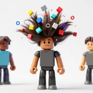 Gravity-Defying Hair