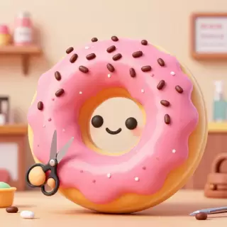 Winking Donut Barber