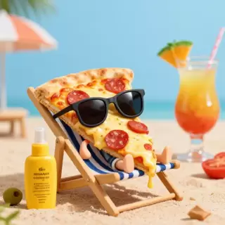 Pizza Slice Sunbather