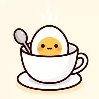 Nervous Egg in a Cup