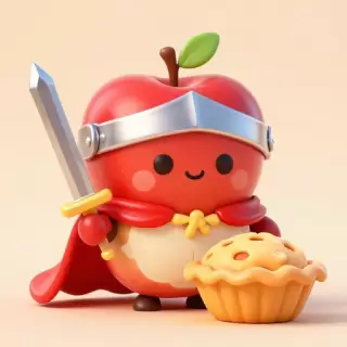 Knight in Shining Apple Armor
