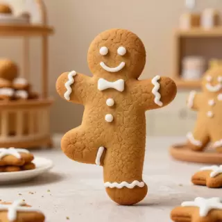 Yoga Gingerbread Man