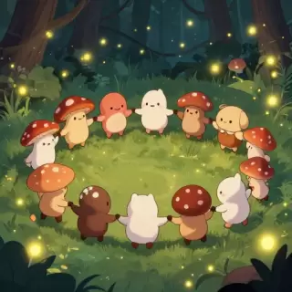 Mushroom Fairy Ring Dance
