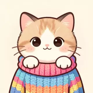 Cozy Knit Kitten