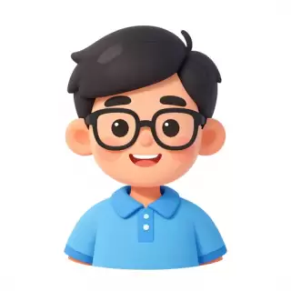 Friendly Hispanic boy in sky blue shirt