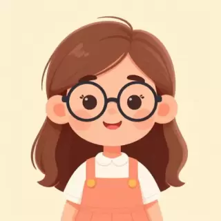 Happy White girl in peach dress