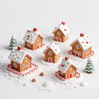 Gingerbread House Village