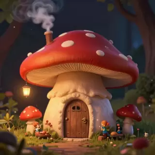 Lucky Mushroom House