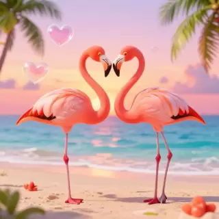 Flamingo Romance