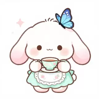 Pastel Tea Party Bunny