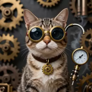 Steampunk Cat