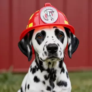 Firefighter Dog