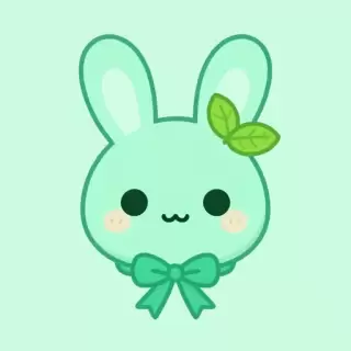 Green Mint Bunny Avatar