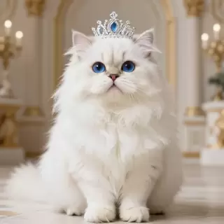 White Persian Cat Avatar