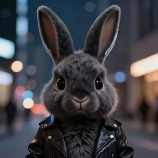 Charcoal Bunny Avatar