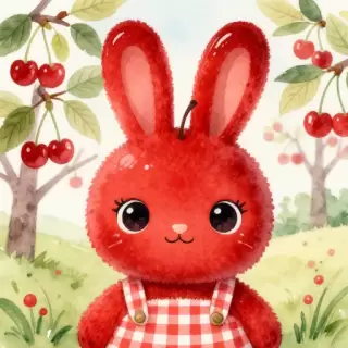 Red Cherry Bunny