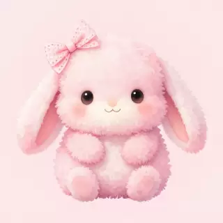 Cotton Pink Bunny