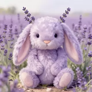Lavender Fluff Bunny