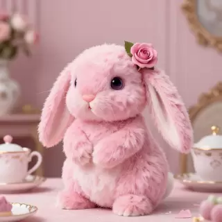 Rose Pink Bunny