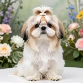 Sable Shih Tzu Puppy