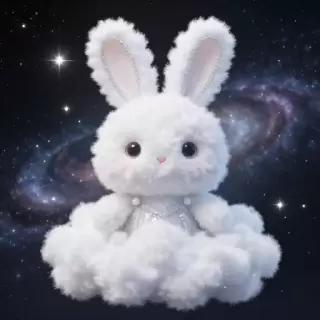 Cloud White Bunny