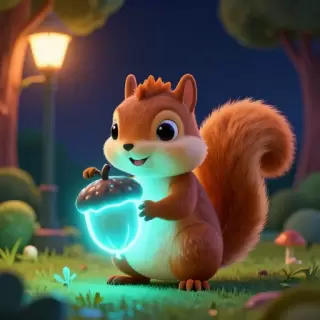 Neon Squirrel Charge