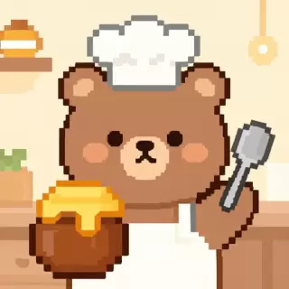 Pixel Chef Bear