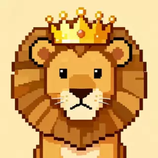 Pixel King Lion Cub