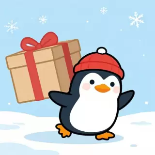 Penguin Present Delivery