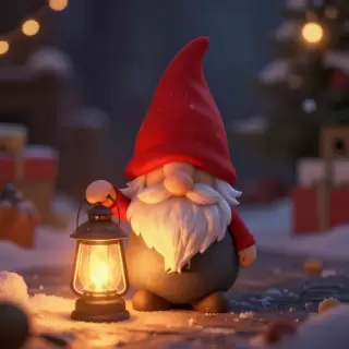 Gnome with a Lantern