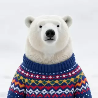 Ugly Sweater Polar Bear