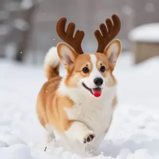 Christmas Corgi