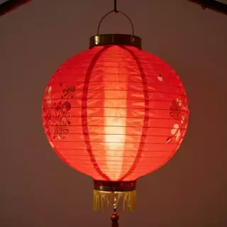 Glowing Paper Lantern