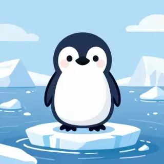 Penguin on an Iceberg