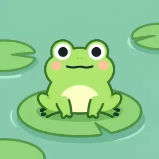 Frog on a Lily Pad