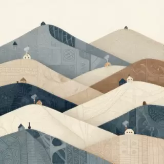 Mountain Range of Cozy Blankets