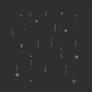 The Sound of Rain as Dots and Dashes