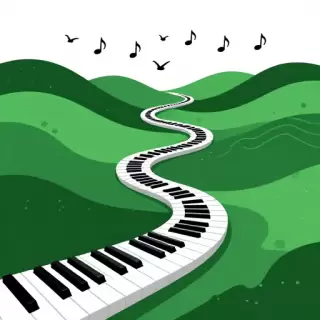 Piano Key River
