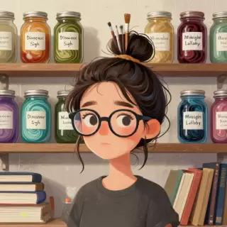 The Librarian of Forgotten Colors