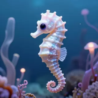 Pearl Seahorse