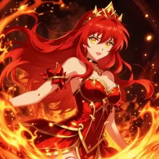 Crimson Fire Princess