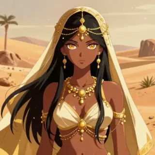 Golden Desert Dancer