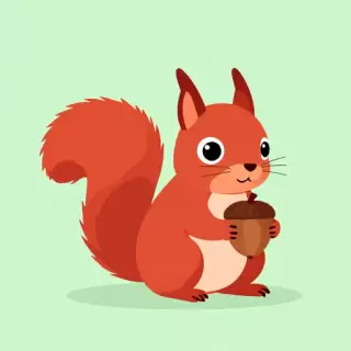 Classic Red Squirrel